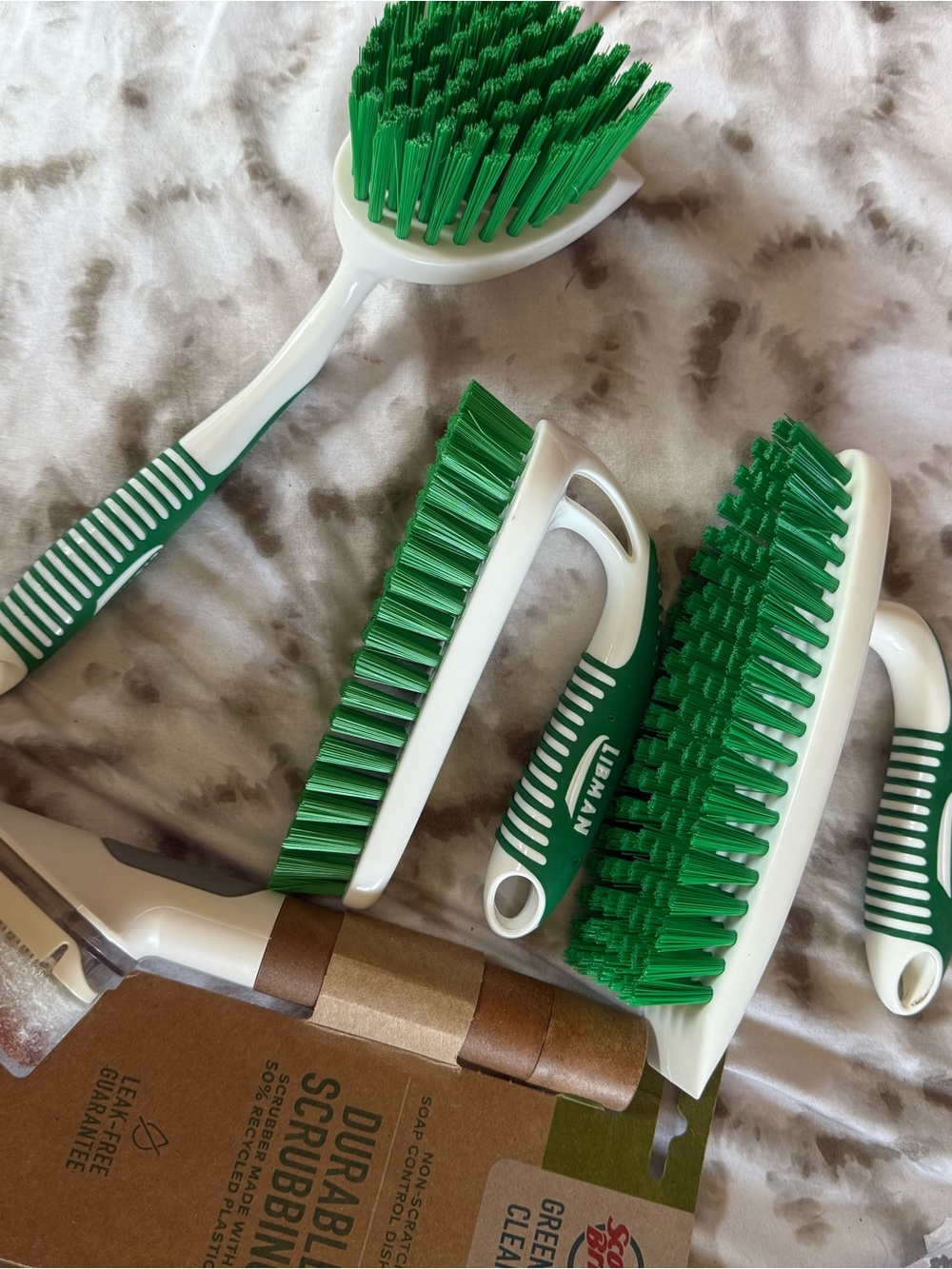 Multi-Surface Cleaning Brush Set with Ergonomic Handles